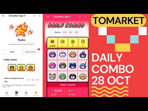 Tomarket Airdrop Daily Combo 28 October  Tomato Daily Combo Today