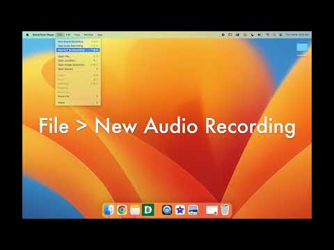 Recording Audio in Quicktime with Blue Yeti