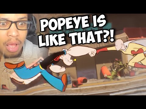 Saitama VS Popeye (One-Punch Man VS Thimble Theatre) | DEATH BATTLE! REACTION