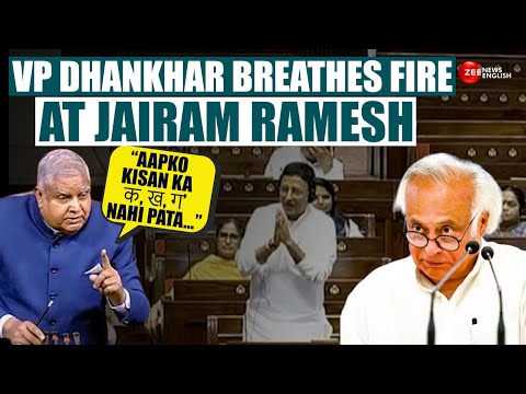 Parliament Budget Session: RS Chairperson Jagdeep Dhankhar Schools Congress’ Jairam Ramesh