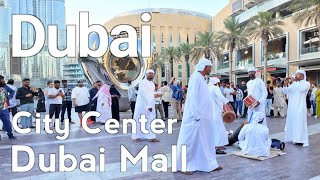 Dubai [4K] Amazing City Center, Dubai Mall Walking Tour 🇦🇪