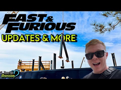 Fast & Furious Hollywood Drift Update & HHN Progress at Universal Studios Hollywood