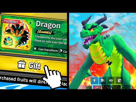 🔴LIVE! GIFTING PERM DRAGON FRUIT... (Blox Fruits Dragon Update)