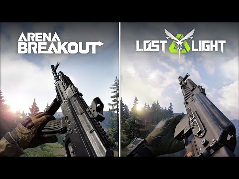 Lost Light FPP VS Arena Breakout | Weapons, Throwables and Graphics Comparison