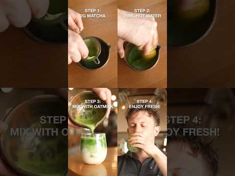 How to make Matcha Latte at home! #matcha