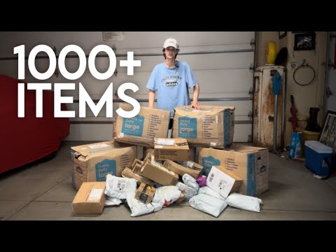 Opening 1,000+ Items from My Clothing Supplier