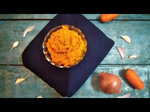 Carrot chutney | how to make carrot chutney| Meenus kitchen