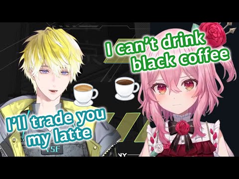 Rosemi swapped her coffee with Sonny 【NIJISANJI EN | Rosemi Lovelock, Sonny Brisko】