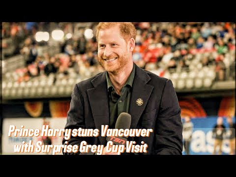 Prince Harry Channels His Inner Sports Anchor on Grey Cup Pre-Show: ‘Let’s Go!’