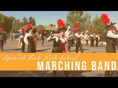 Spanish Fork HS Marching Band - Steel Days Parade