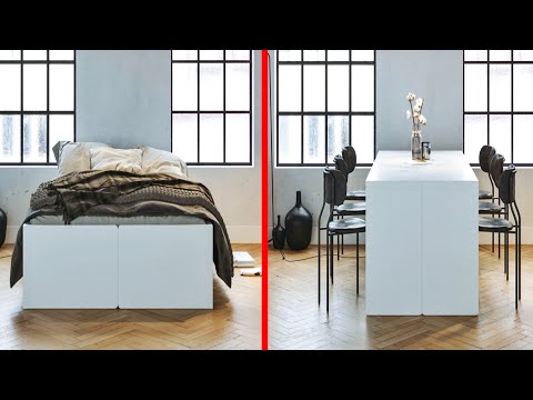 SPACE SAVING FURNITURE IDEAS 2021 | Creative Space Saving Solutions - MultiFunctional Furniture