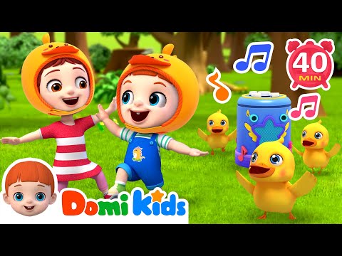 Quack Quack Dancing Time! | Animal Dance Party With Domi Kids | Nursery Rhymes & Kids Songs