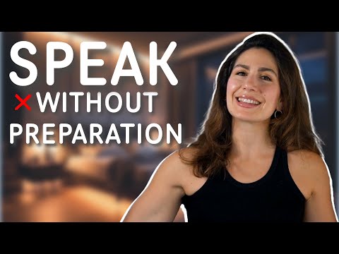 Impromptu Speaking So You Can Think on Your Feet and Talk without Preparation