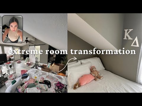 extreme room transformation! *pinterest inspired* | moving furniture, decorating & more