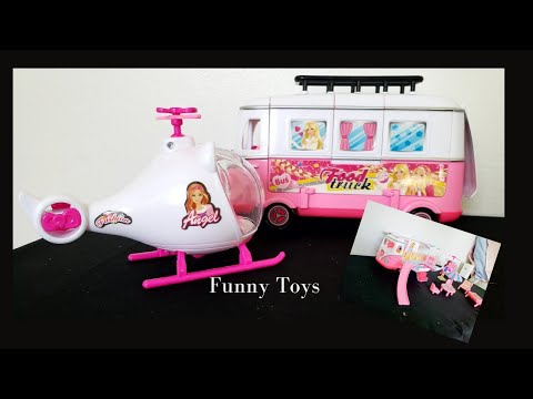 8 Minutes Satisfying with Unboxing Beauty Food Truck/Beauty Toys/Funny Toys Set/Mini Toys/ASMR