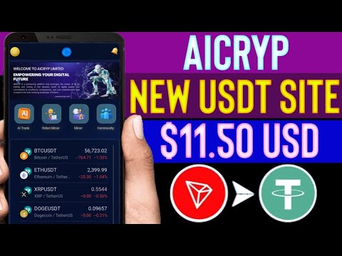 "AiCRYP" USDT Earning Site | Usdt Shopping Site Today | Best New Usdt Shopping Mall site Today