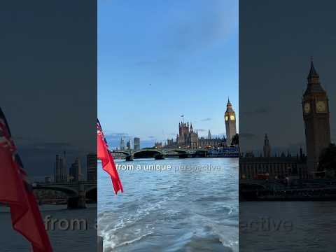 The BEST way to get around London! #travel #london #uberboat #explore %cool #england