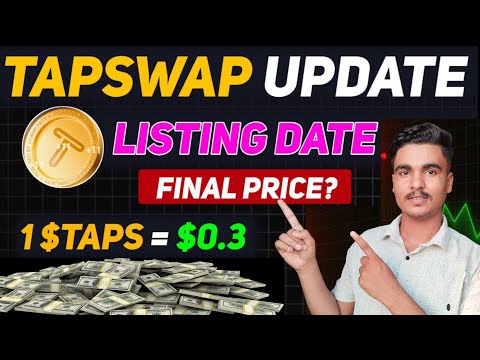 Tapswap New Update | Tapswap Listing Date | Tapswap Withdrawal Date