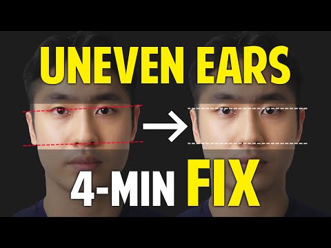 Fix Uneven Ears｜Facial Asymmetry Correction｜Balancing Exercises