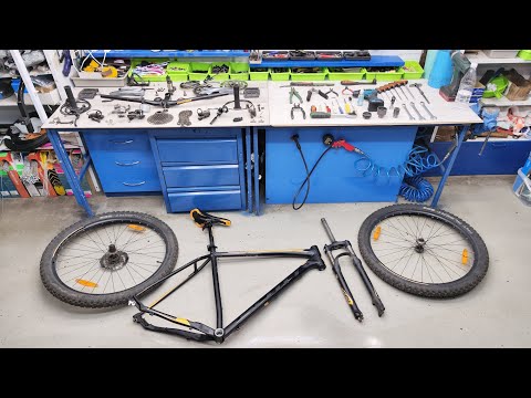 How to disassemble a bicycle. How many tools you need to disassemble a bike. DIY