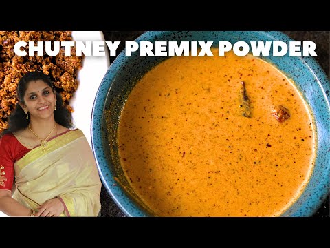 Authentic Kerala Peanut Chutney Premix Powder Recipe in Hindi | Dosa idli easy chutney recipe