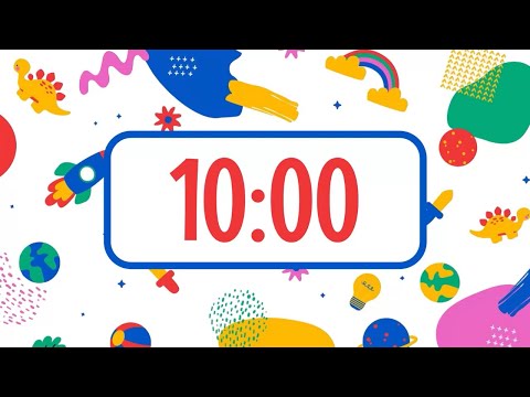 10-Minute Cleanup Timer Countdown Song – Catchy Tunes for Kids Cleanup Count down!