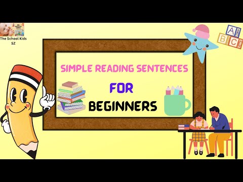 Practice Reading Simple Sentences / English Reading Practice for Kids/ Basic English Sentences