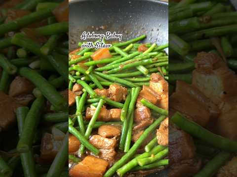 Adobong Baboy with Sitaw #adobongbaboy #adobongsitawrecipe #adobongsitaw #food #foodlover #fyp