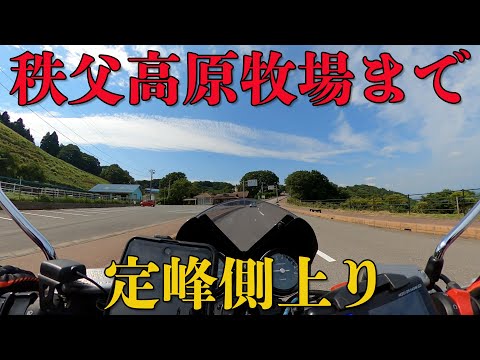 【CB1100EX】秩父高原牧場まで　定峰側上り【モトブログ】