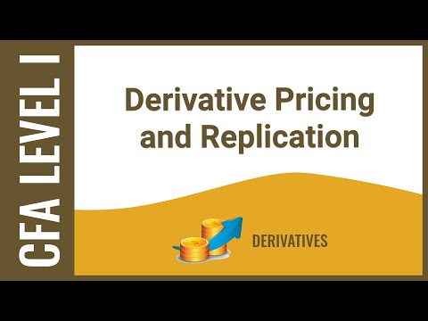 CFA Level I Derivatives - Derivative Pricing and Replication