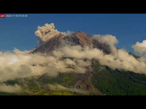 Nov 19, 2024: Two Eruptions from Semeru Volcano in Indonesia