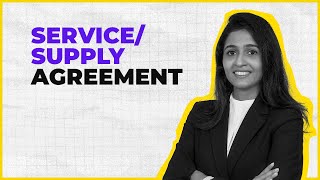 Service and Supply Agreements  #BizWiser