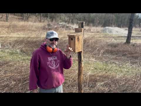 Bluebird House Install!