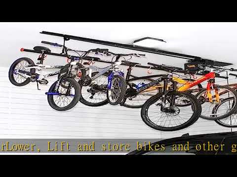 Garage Gator 68221 Motorized 8 Bike Lift, Black