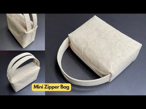 🌟 How to Sew a mini Zipper Handbag So Simple and Easy ❤️ Great Sewing Tips and Tricks