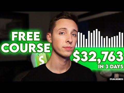 [Course] $32,763 in 3 days Challenge | Shopify Dropshipping | Facebook Ads | Winning Products