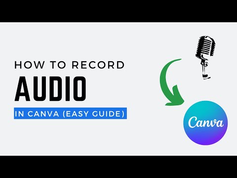 How to Record Audio in Canva | Easiest Way to add Voiceover on Canva