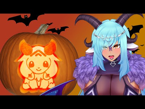 【Pumpkin Allergy?】Couldn’t carve cause dumb 🐐🍼【VAllure】