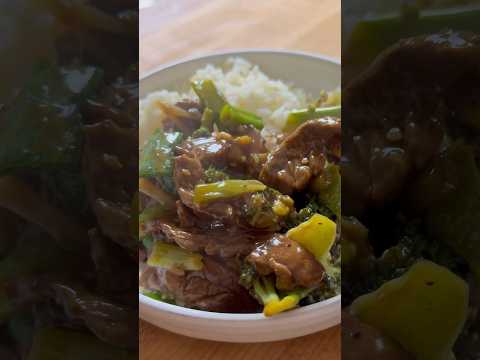 20-minute beef and broccoli stir fry #recipe #beefandbroccoli #beefrecipe #weeknightdinners