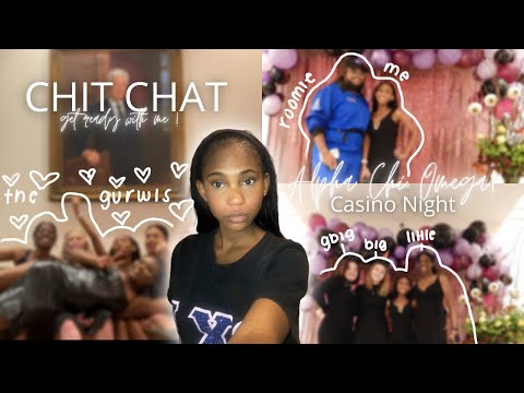 CHIT CHAT GRWM for SORORITY EVENT!  post-grad plans, long-distance dating, & more!