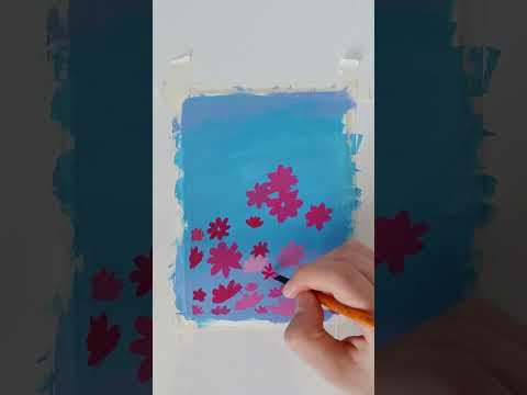 Flowers Painting #shorts