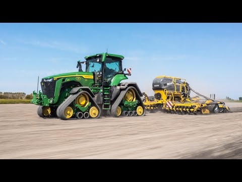 Rice Seeding 🌾| John Deere 8RX 370 + Bednar Omega OO 6000L