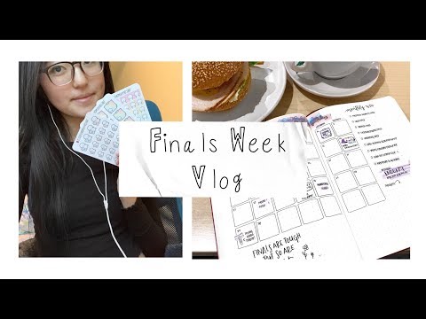 Finals College Vlog - studying, shop stuff and fooood! (University of Toronto)