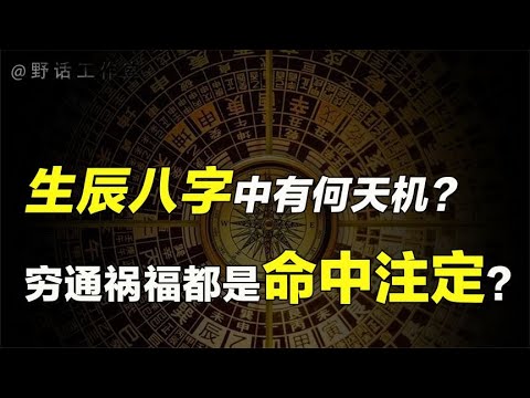 复旦教授自学八字命理窥探天机，难道命运真的能提前预知吗？【野话老故事】