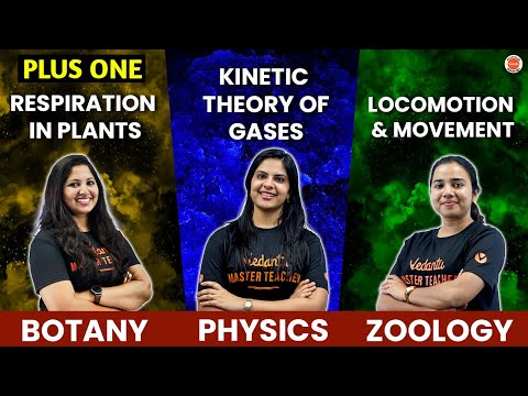 Plus One | Respiration in Plants|Kinetic Theory of Gases|Locomotion & Movement