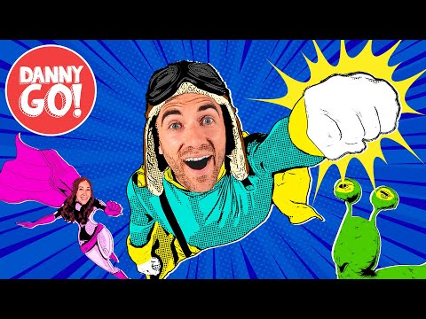 "Ka-Pow!" Superhero Dance 💥🦸🏻‍♂️ Super Hero Brain Break | Danny Go! Songs for Kids