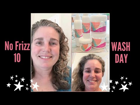 Rebecca's Wash Day Routine Using NoFrizz10 Natural Hair Care Products