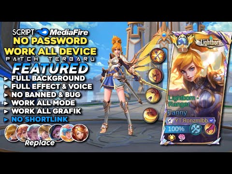 Script Skin Fanny Lightborn Ranger No Password Mediafire | Full Effect & Voice - Patch Terbaru 2024