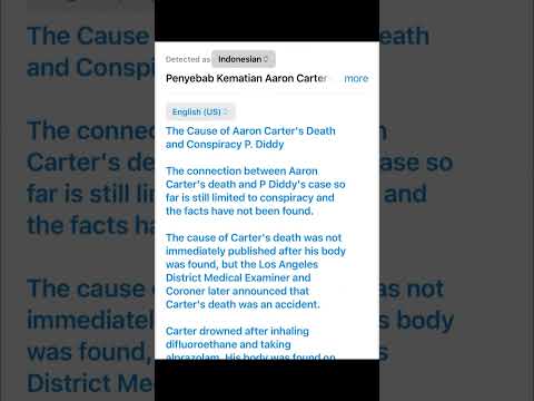 Suppressing Aaron Carter P Diddy Sean Combs ℹ️🇺🇸📰Diddy Killed AC⁉️