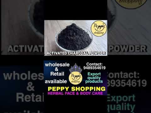 PEPPY SHOPPING ACTIVATED CHARCOALPOWDER FOR FACE AND HAIR #shorts #PEPPYSHOPPING #activatedcharcoal